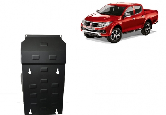 Piastra paramotore di acciaio Fiat Fullback