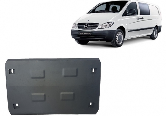 Piastra paramotore di acciaio Mercedes Vito W639 - 2.2 D 4x2, 4x4
