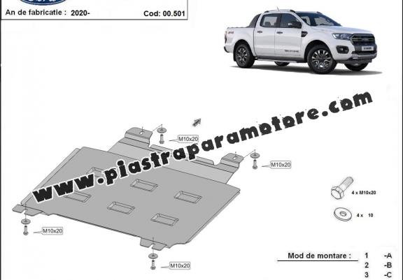 Protezione di acciaio per il cambio Ford Ranger