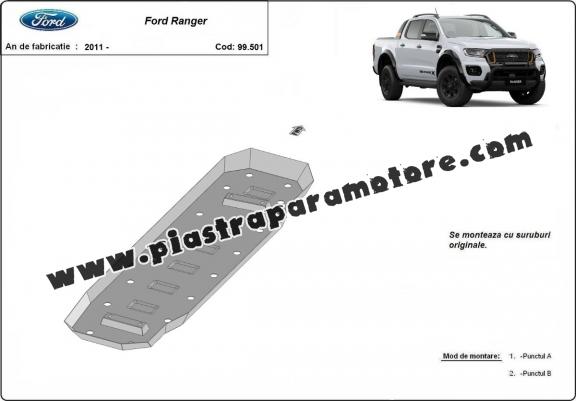 Protezione di acciaio per il serbatoio Ford Ranger