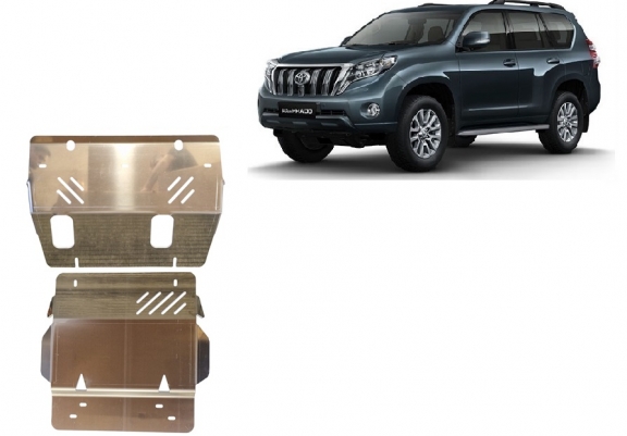 Piastra paramotore di alluminio Toyota Land Cruiser 150