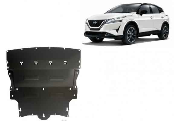 Piastra paramotore di acciaio Nissan Qashqai J12
