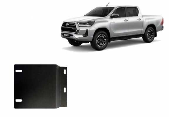 Protezione di acciaio per sensori DPF Toyota Hilux 