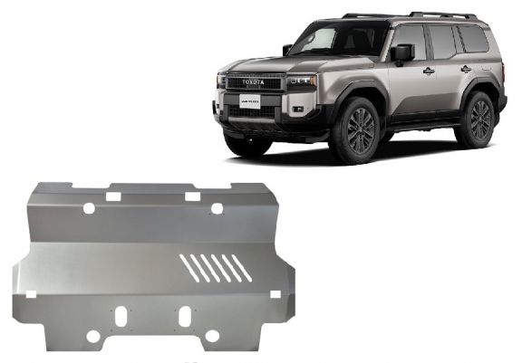 Protezione di alluminio per il radiatore Toyota Land Cruiser 250