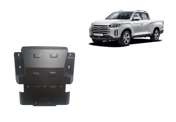 Piastra paramotore di acciaio Ssangyong Musso Grand