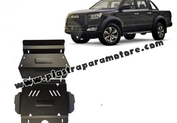 Piastra paramotore di acciaio Evo Cross 4