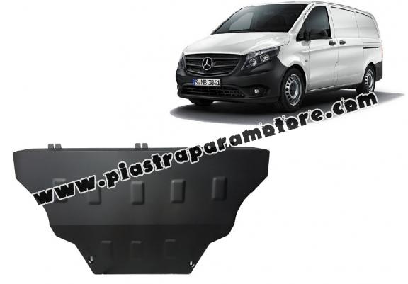 Piastra paramotore di acciaio Mercedes Vito W447, 4x2, 1.6 D