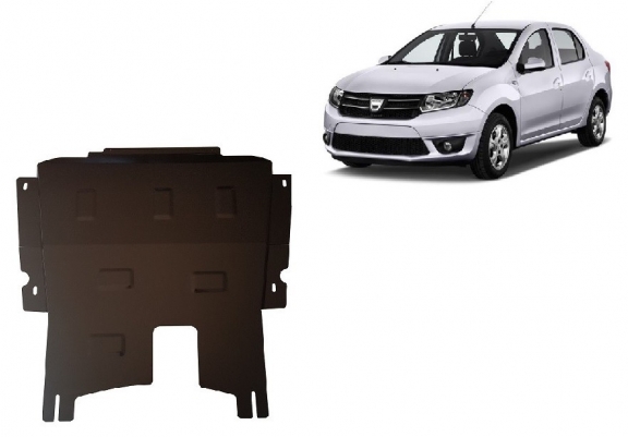 Piastra paramotore di acciaio Dacia Logan 2