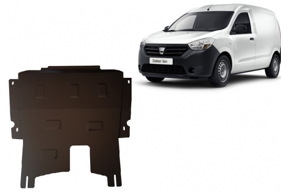 Piastra paramotore di acciaio Dacia Dokker
