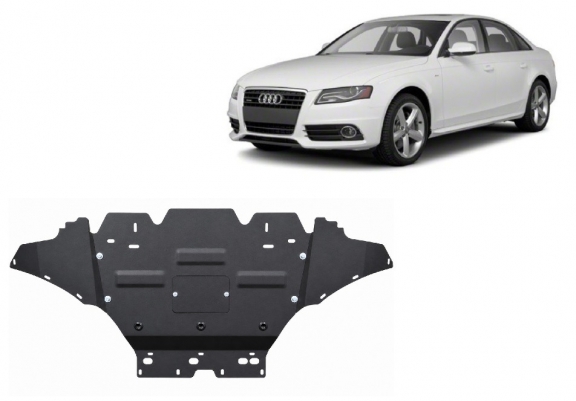 Piastra paramotore di acciaio Audi A4 B8, diesel