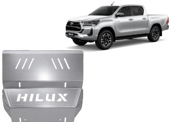 Protezione di alluminio per il radiatore Toyota Hilux Invincible