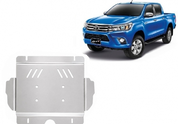 Piastra paramotore di alluminio Toyota Hilux Revo