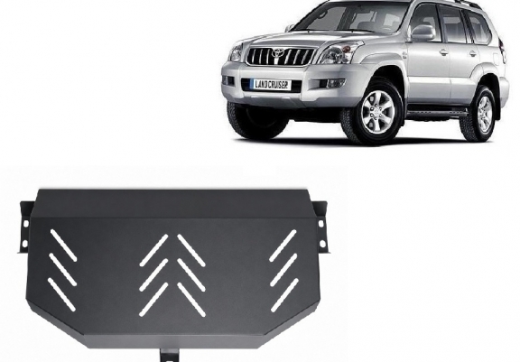 Protezione di acciaio per il serbatoio Toyota Land Cruiser J120 - solo per modello 3 porte 