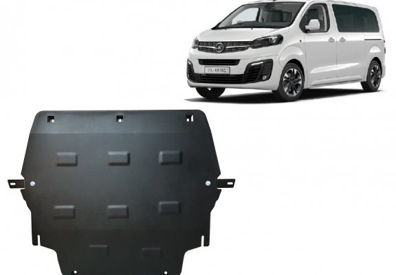 Piastra paramotore di acciaio Opel Zafira Life