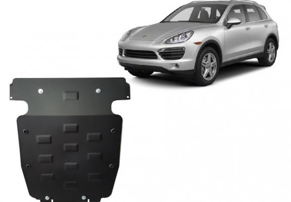 Piastra paramotore di acciaio Porsche Cayenne