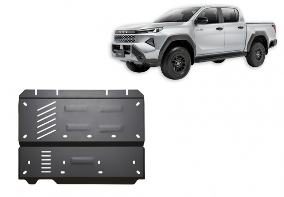 Protezione di acciaio per il differenziale Toyota Hilux