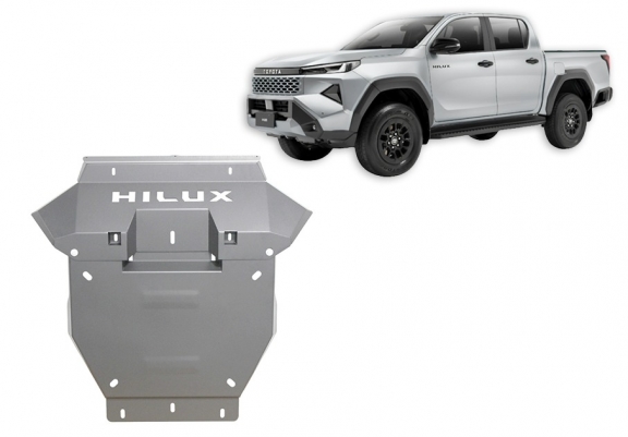 Piastra paramotore di alluminio Toyota Hilux