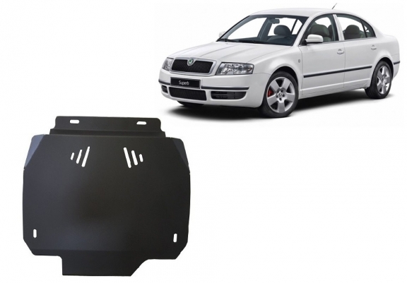 Protezione di acciaio per il cambio Skoda Superb