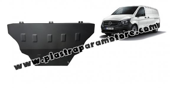 Piastra paramotore di acciaio Mercedes Vito W447, 4x2, 1.6 D