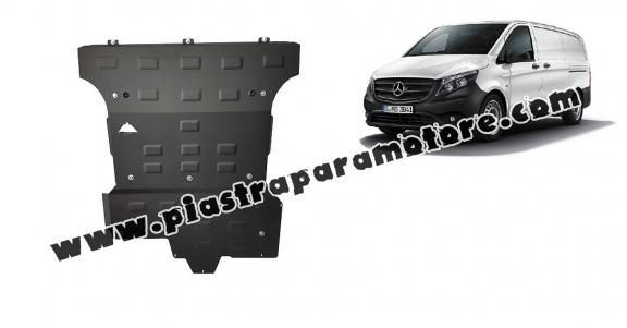 Piastra paramotore di acciaio Mercedes Viano W447, 2.2 D, 4x4