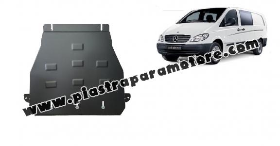 Protezione di acciaio per il cambio Mercedes Vito W639 - 2.2 D 4x2