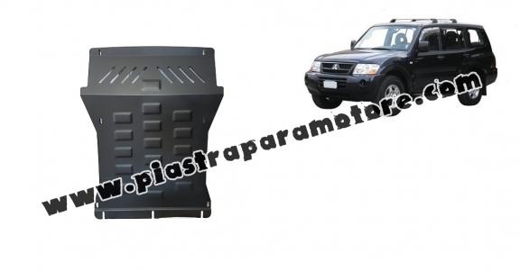 Piastra paramotore di acciaio Mitsubishi Pajero 3 (V60, V70) Vers 2.0