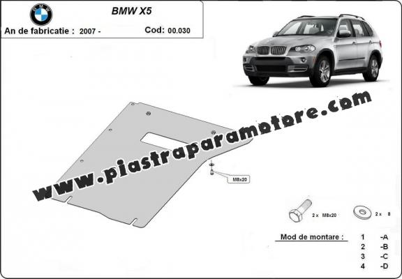 Protezione di acciaio per il cambio BMW X5