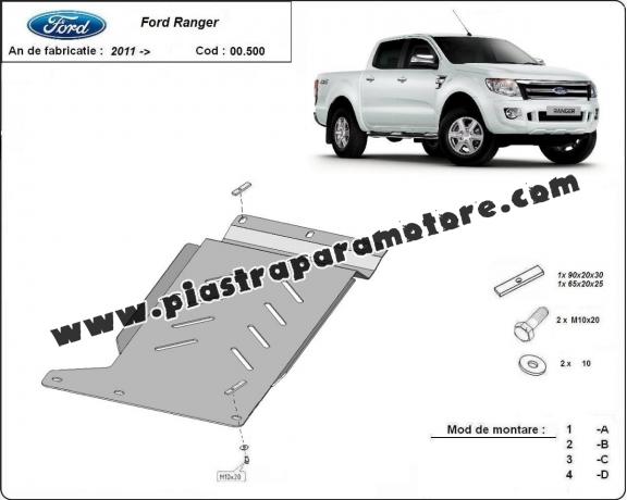 Protezione di acciaio per il cambio Ford Ranger