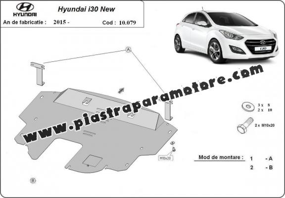 Piastra paramotore di acciaio Hyundai I30