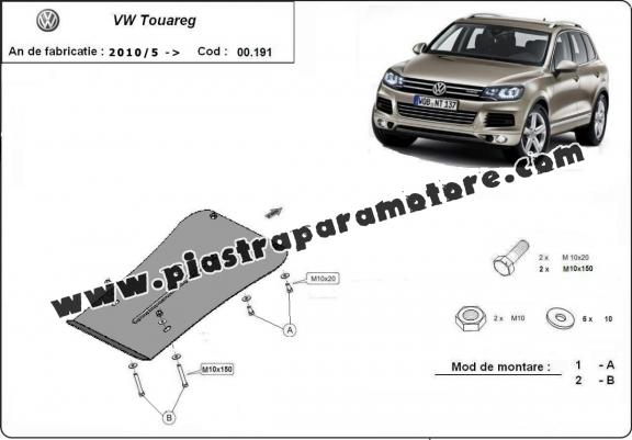 Protezione di acciaio per il cambio VW Touareg