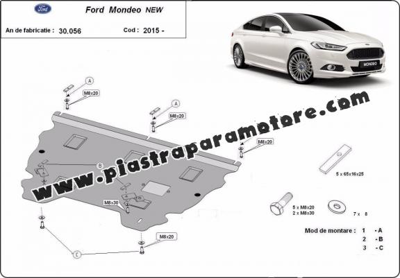 Piastra paramotore di acciaio Ford Mondeo 5