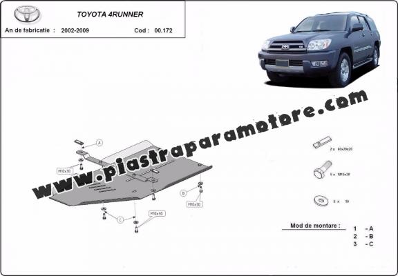 Protezione di acciaio per il cambio Toyota 4Runner