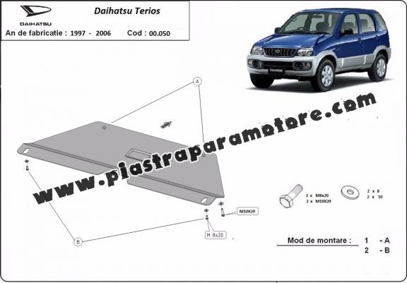 Protezione di acciaio per il cambio Daihatsu Terios