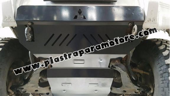 Protezione di acciaio per il cambio Mitsubishi Pajero 3 (V60, V70)
