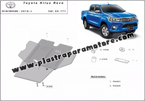 Protezione di acciaio per il cambio Toyota Hilux Revo