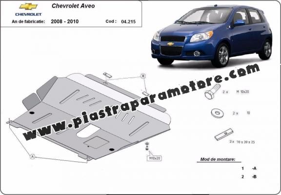 Piastra paramotore di acciaio Chevrolet Aveo