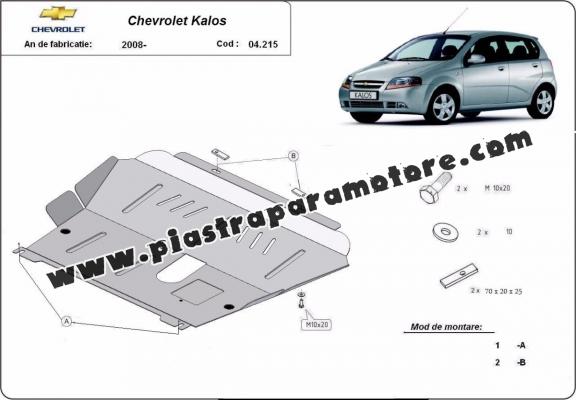 Piastra paramotore di acciaio Chevrolet Kalos