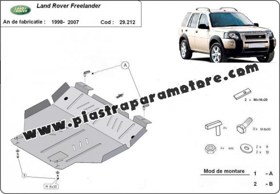 Piastra paramotore di acciaio Land Rover Freelander 1