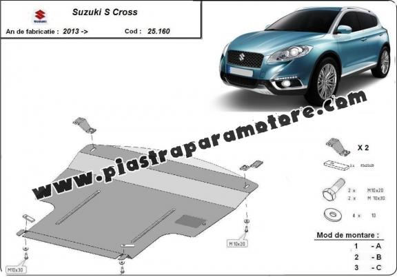 Piastra paramotore di acciaio Suzuki S-Cross