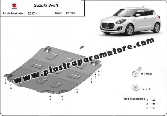 Piastra paramotore di acciaio Suzuki Swift