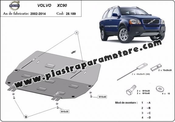 Piastra paramotore di acciaio Volvo XC90