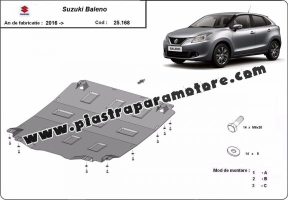 Piastra paramotore di acciaio Suzuki Baleno