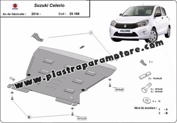 Piastra paramotore di acciaio Suzuki Celerio