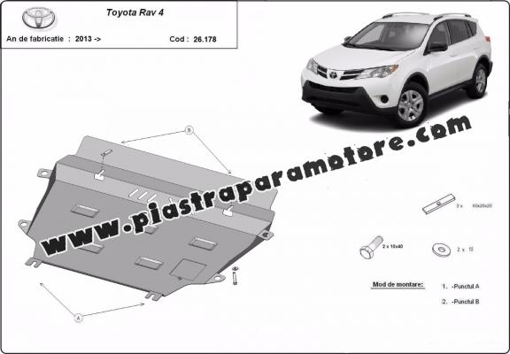 Piastra paramotore di acciaio Toyota RAV 4