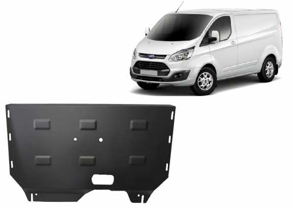 Piastra paramotore di acciaio Ford Transit Custom