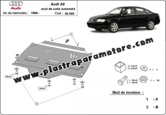 Protezione di acciaio per il cambio Audi A6