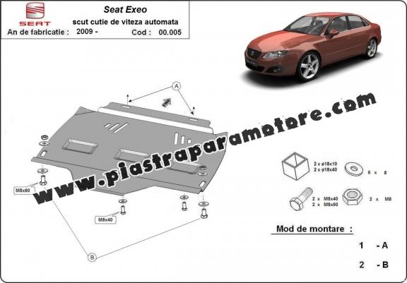 Protezione di acciaio per il cambio Seat Exeo