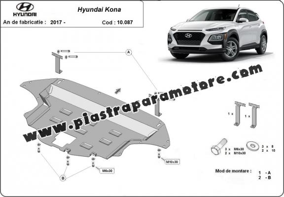 Piastra paramotore di acciaio Hyundai Kona
