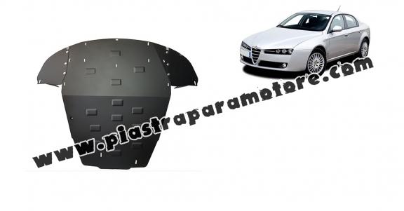 Piastra paramotore di acciaio Alfa Romeo 159