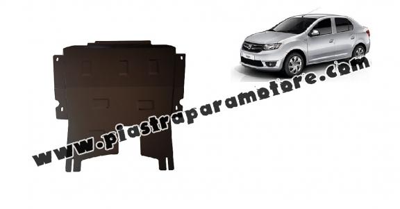 Piastra paramotore di acciaio Dacia Logan 2